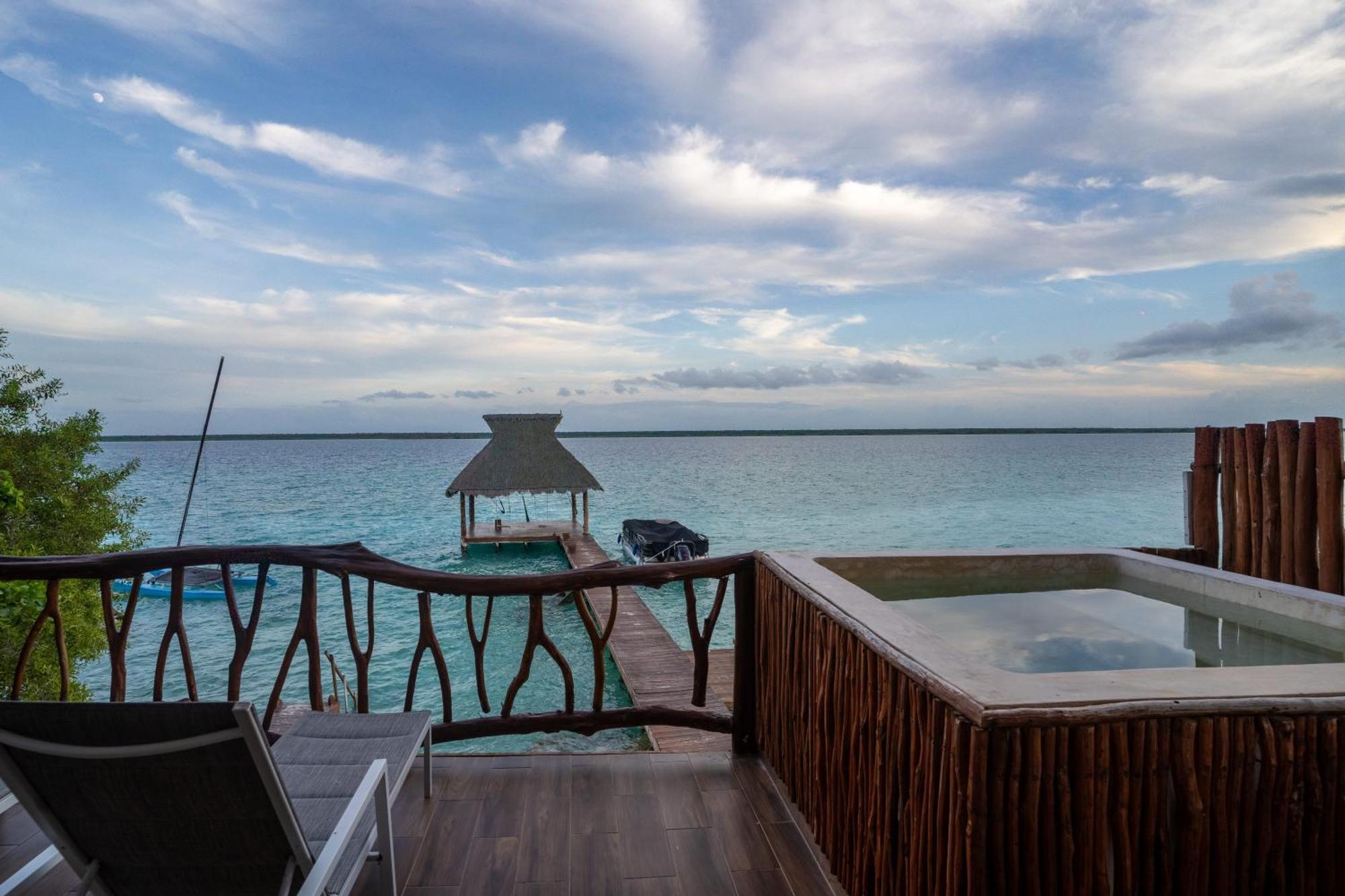 Xoot Kaana Villa Vista Laguna Bacalar Kültér fotó